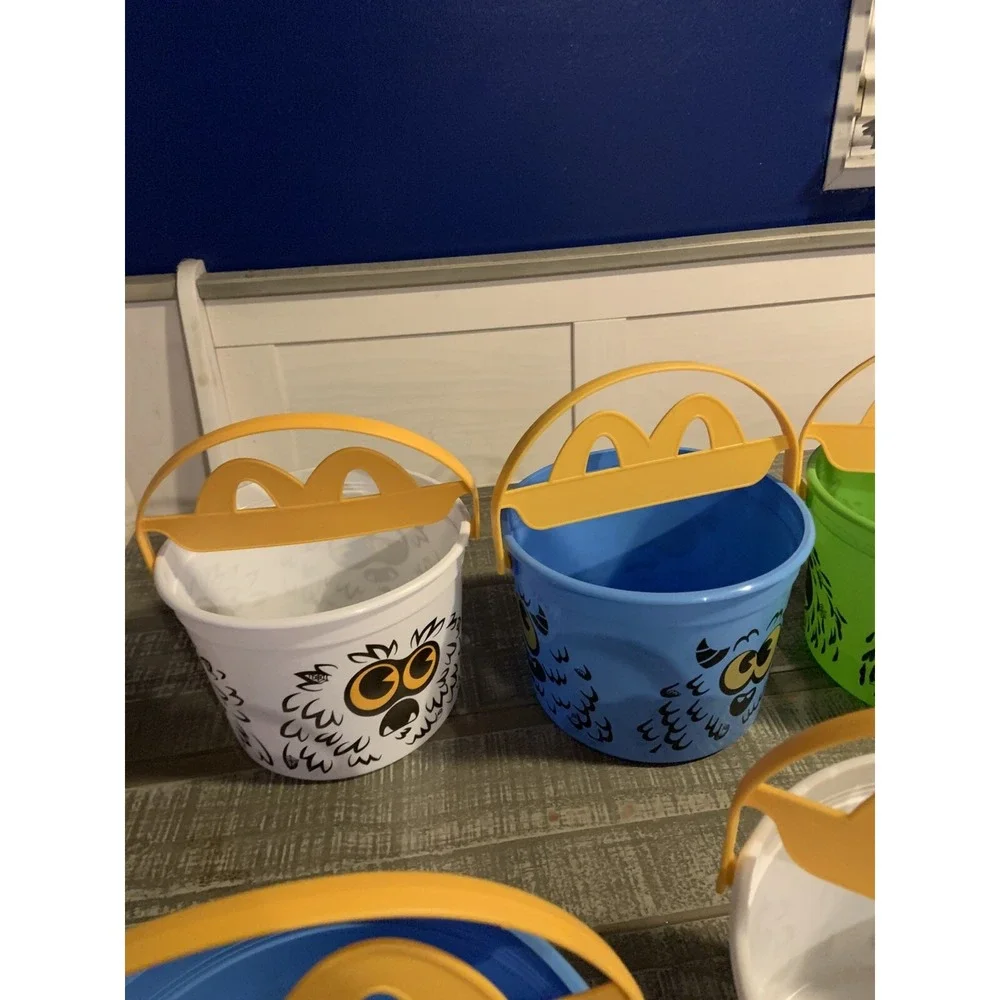 MCDONALD'S 2024 HAPPY MEAL BOO BUCKET -‎ LOT OF 6 Halloween Pails